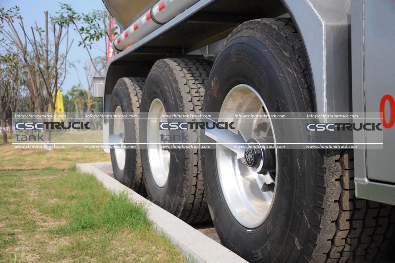 38 CBM All-Aluminum Fuel Semi Tank Trailer — Lose Weight and Boosting Efficiency! (2)