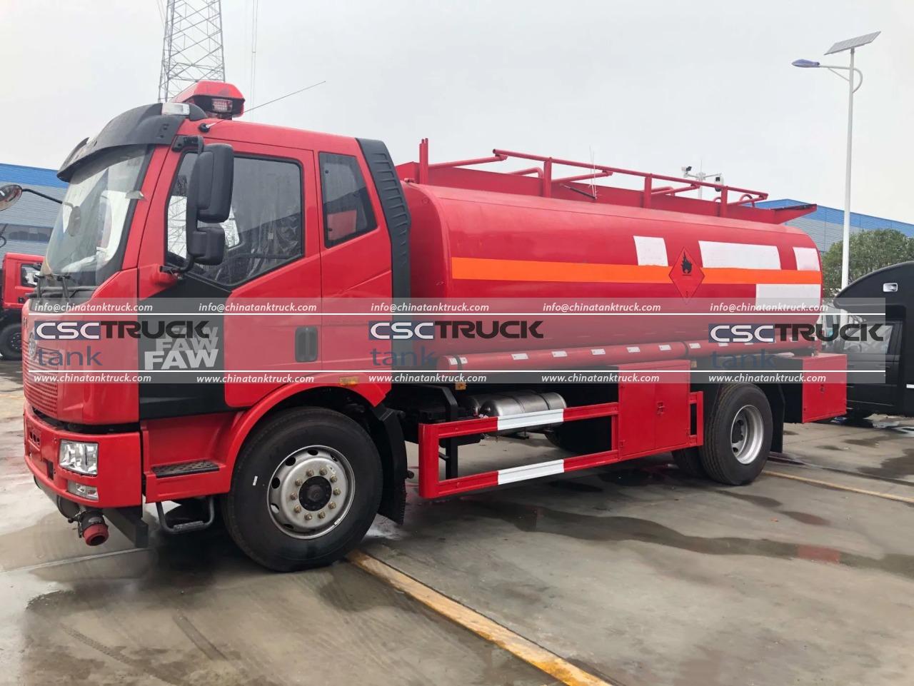 6 Wheelers 14 CBM Fuel Tanker Refueling Truck (3)