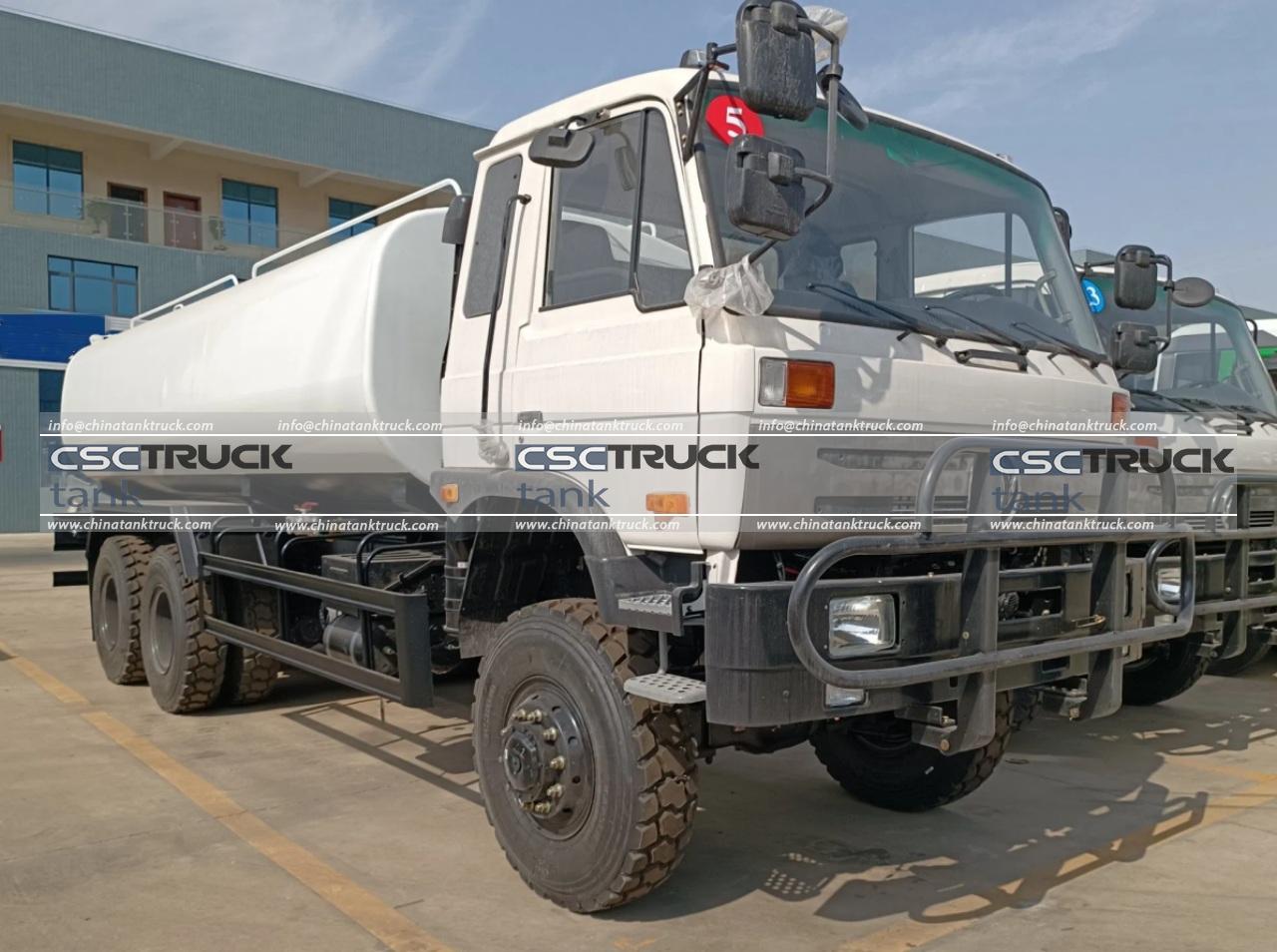 6x6 25000 Liters Water Tanker Truck
