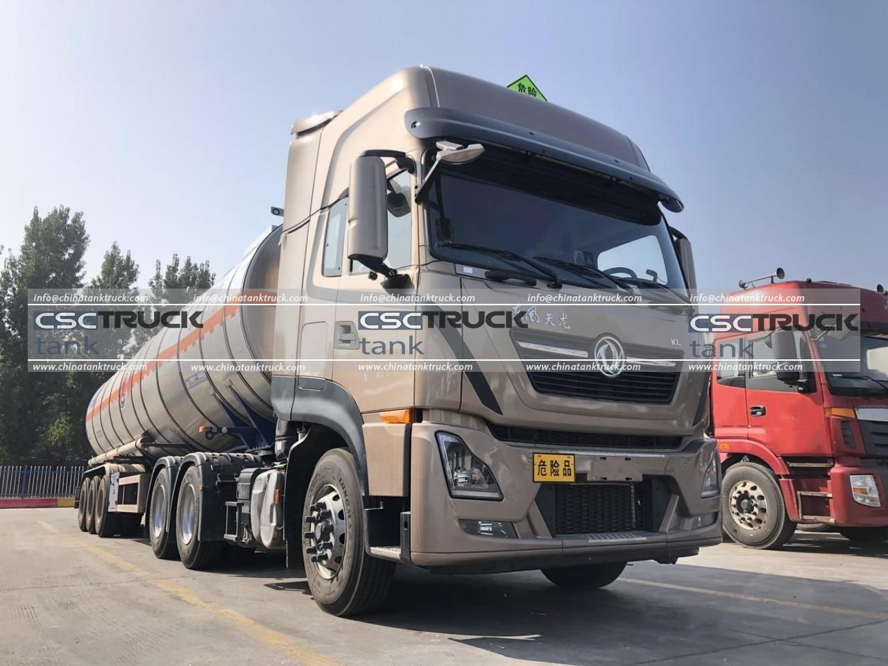 Dongfeng Tianlong KL Fuel Tanker Truck — The Eco-Friendly Choice!