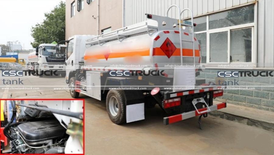 FAW 4X2 EURO VI 5 CBM Fuel Tanker Truck, Efficient and Agile! (2)