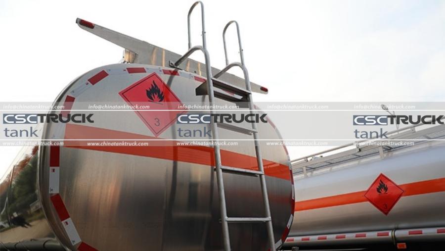 FAW J6M 8×4 27000 Liter Aluminum Fuel Tanker Truck Review – Superstructure (9)