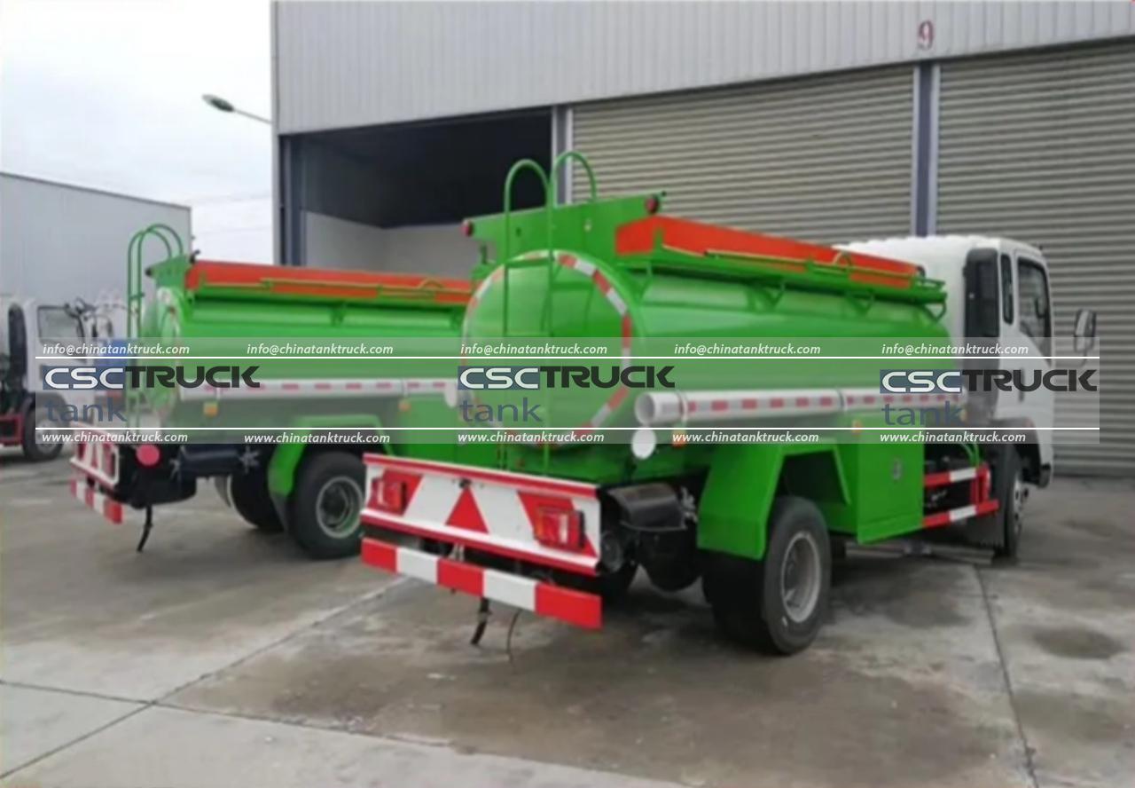 HOWO 3500 Liters Small Fuel Tanker Truck (4)