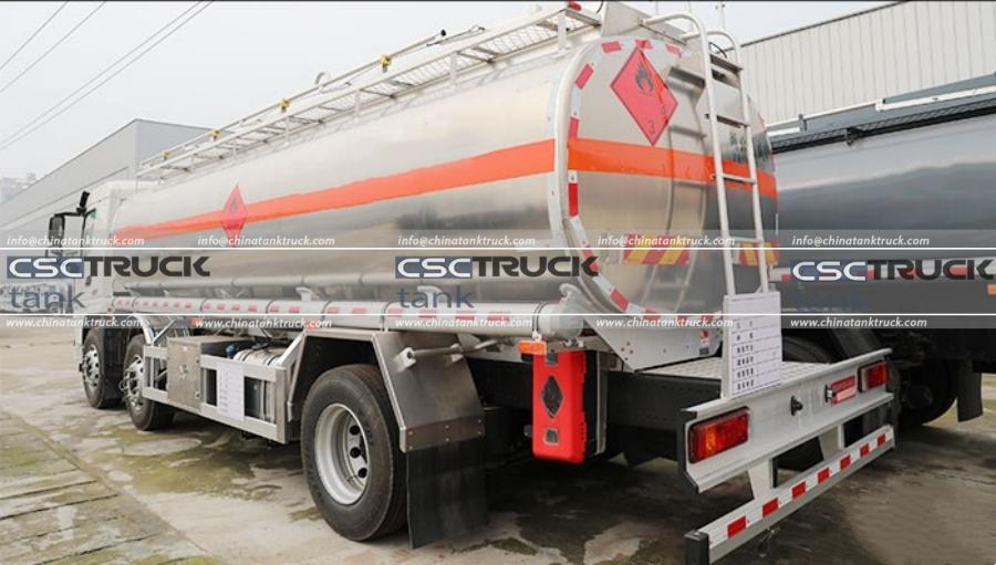 SHACMAN Wing 6 Small 3-Axle EURO VI Aluminum Oil Tanker Lorry—Lighter and More Fuel-efficient! (3)