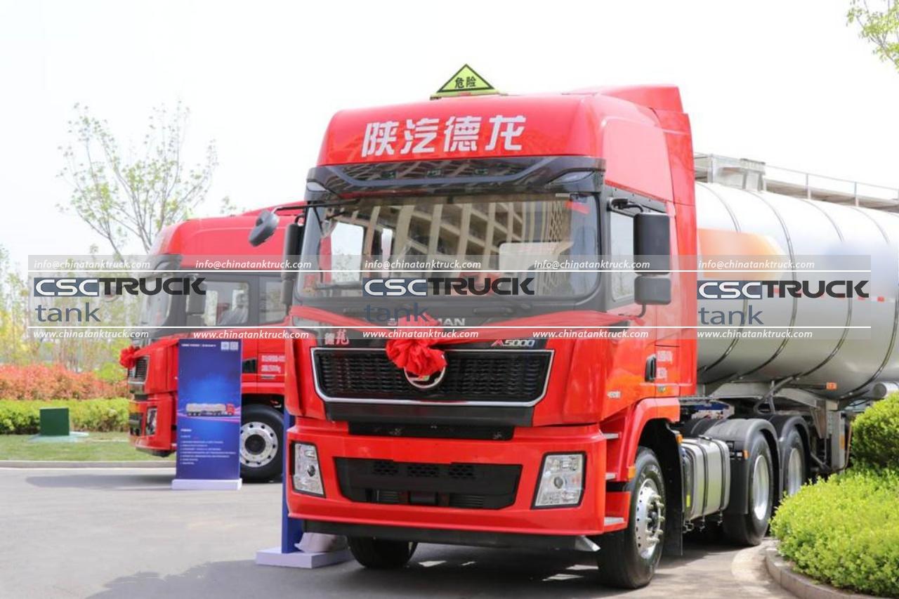Shacman Delong X5000 6×4 Stainless Steel Fuel Tanker Truck, an Integrated Liquid Tanker! (2)