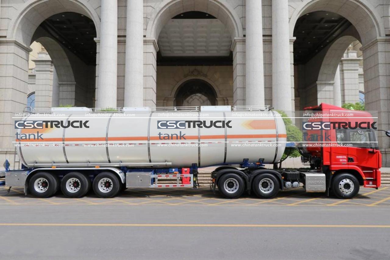 Shacman Delong X5000 6×4 Stainless Steel Fuel Tanker Truck, an Integrated Liquid Tanker! (6)