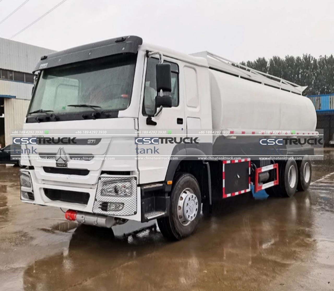 10 Wheelers 20 CBM Corrosive Tank Truck