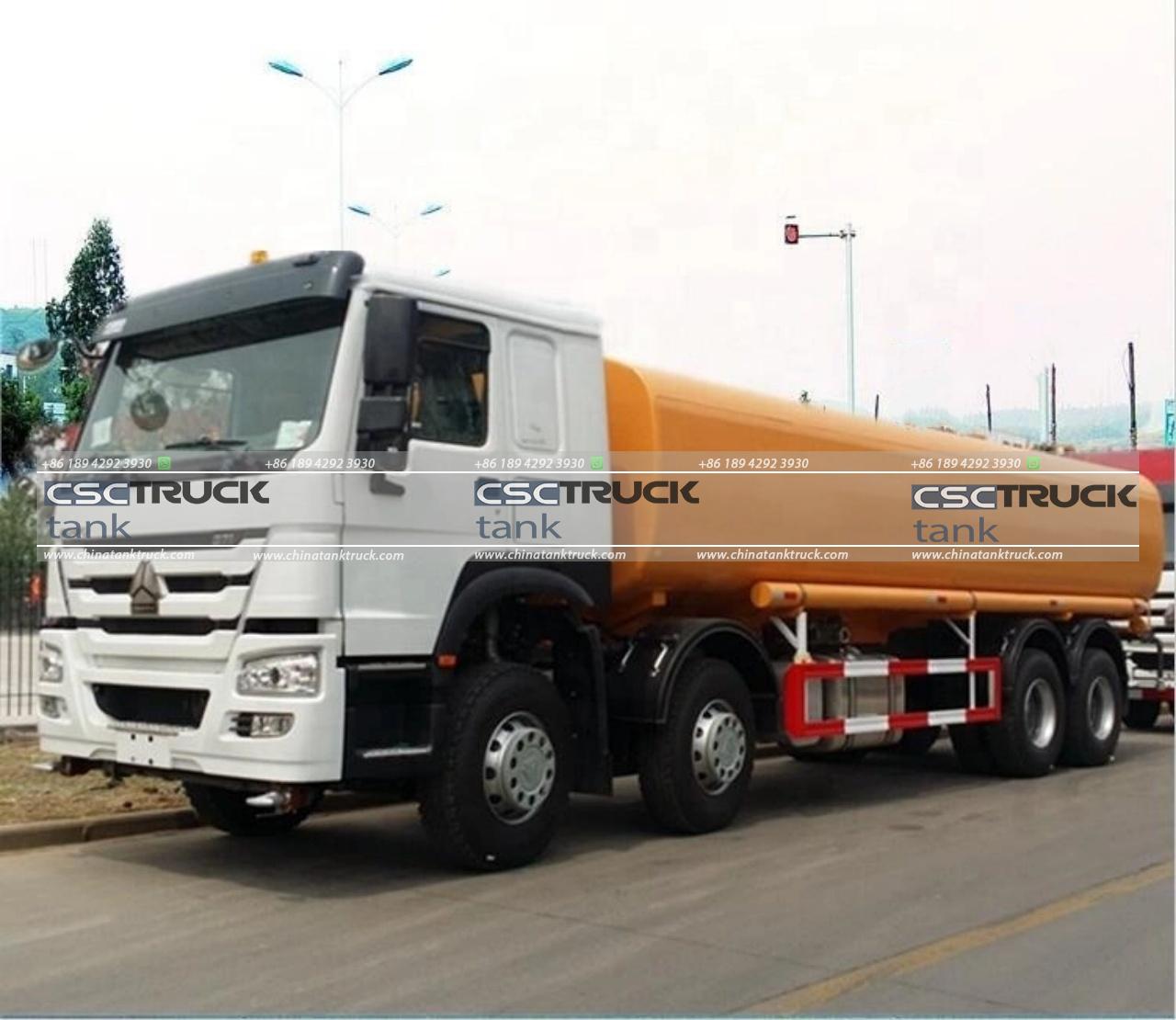 12 Wheelers 25000 Liters Water Tank Truck