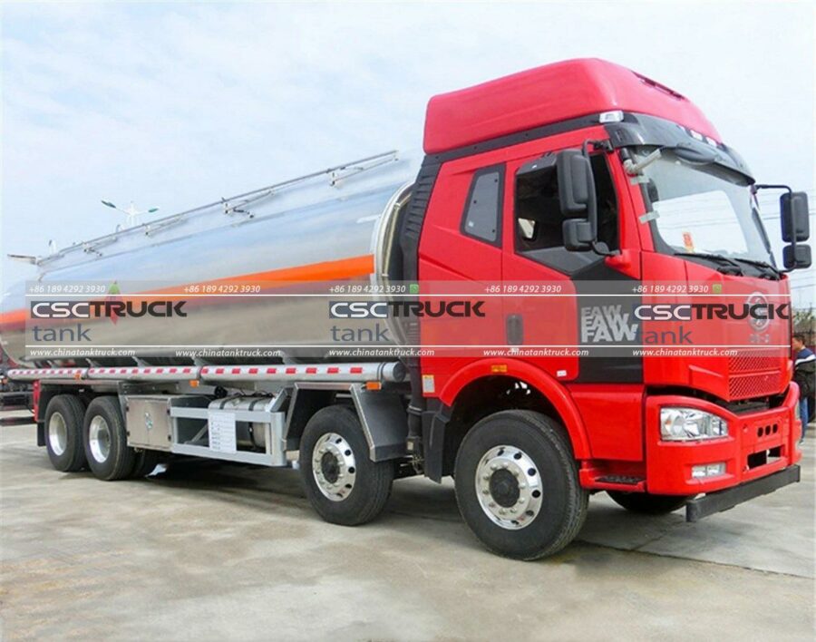 12 Wheelers 28000 Liters Fuel Tank Truck