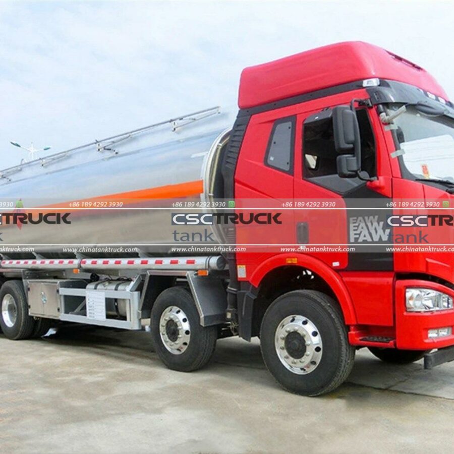 12 Wheelers 28000 Liters Fuel Tank Truck