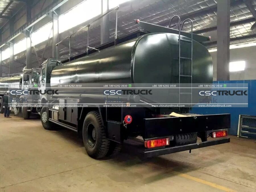 15 CBM Carbon Steel Fuel Tank Truck (4)