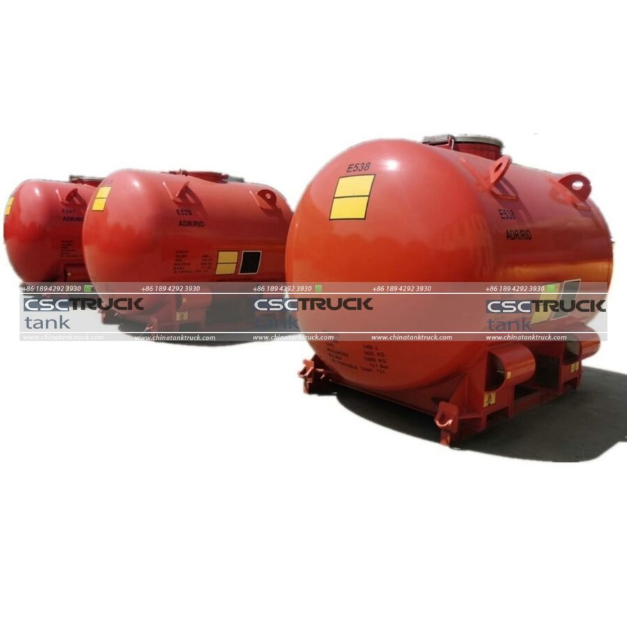 1900 Liters T21 C6H15Al UN3394 Portable Tank