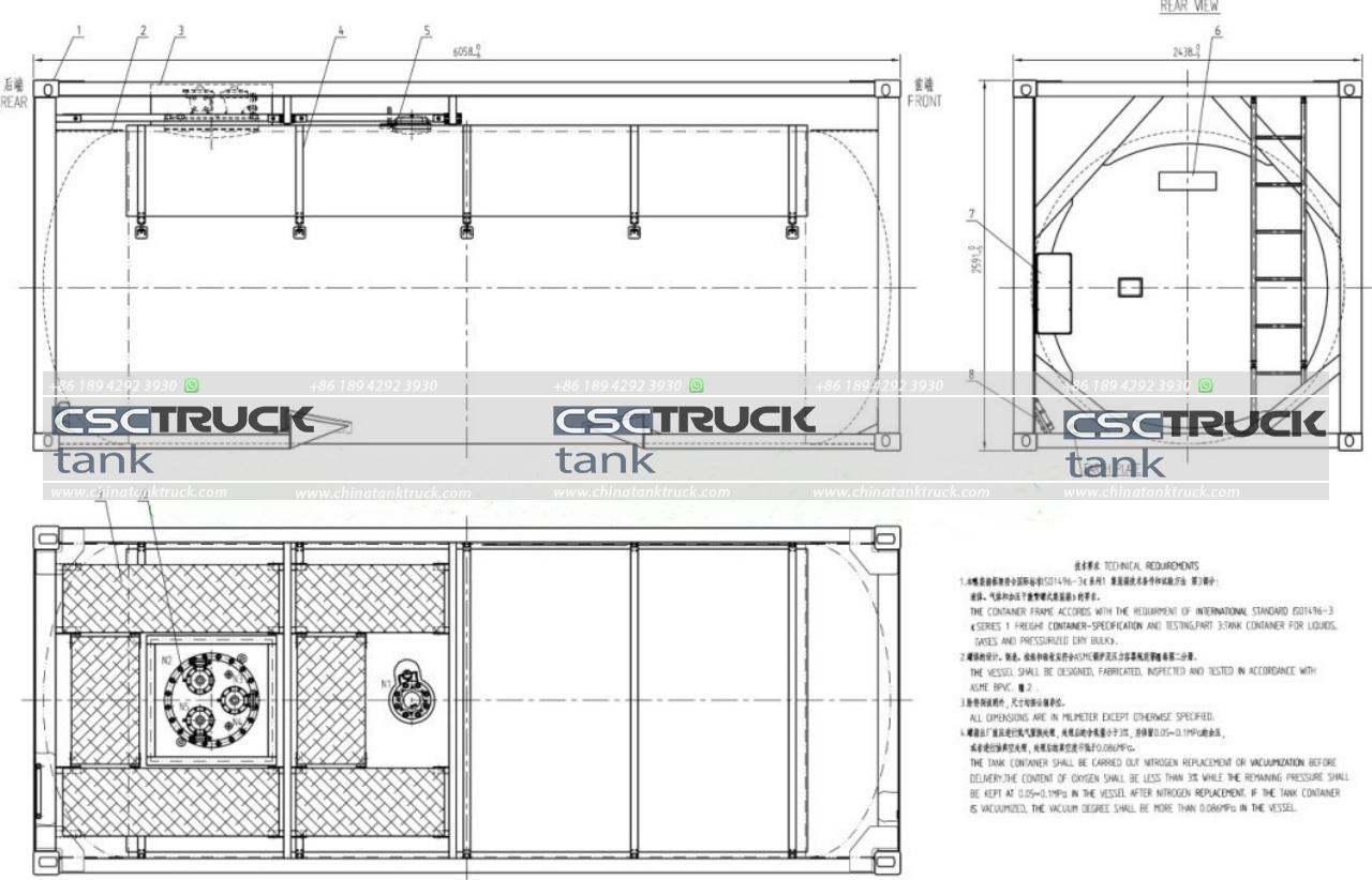 20FT 21 CBM ISO Tank Container (10)