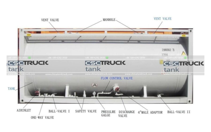 20FT 23 CBM Bulk Cement ISO Tank Container (6)