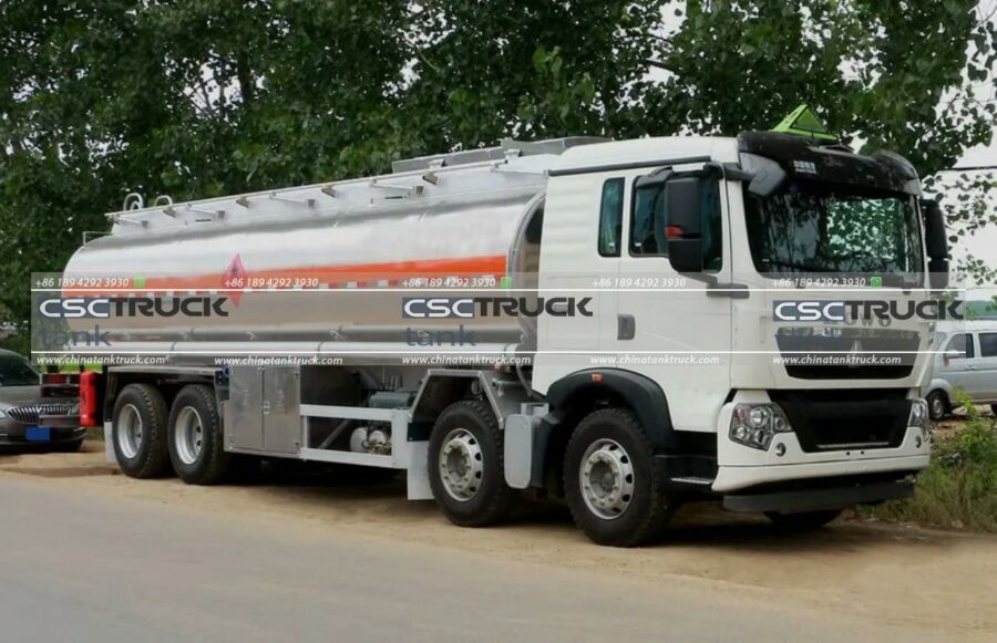 25000 Liters Oil Tanker Transport Truck