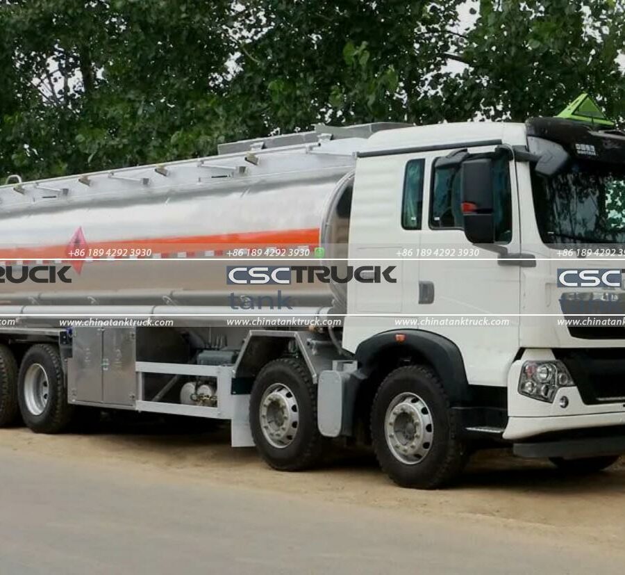 25000 Liters Oil Tanker Transport Truck