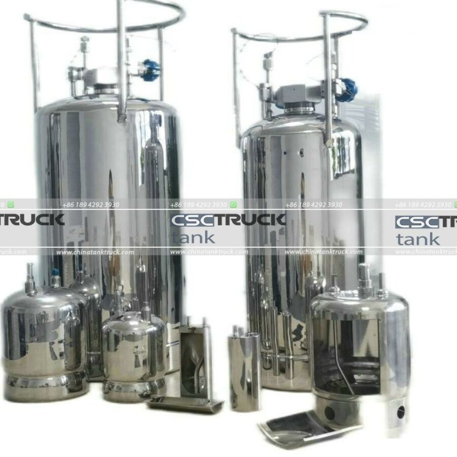 3000 Liters Stainless Steel Industrial Gas Cylinder