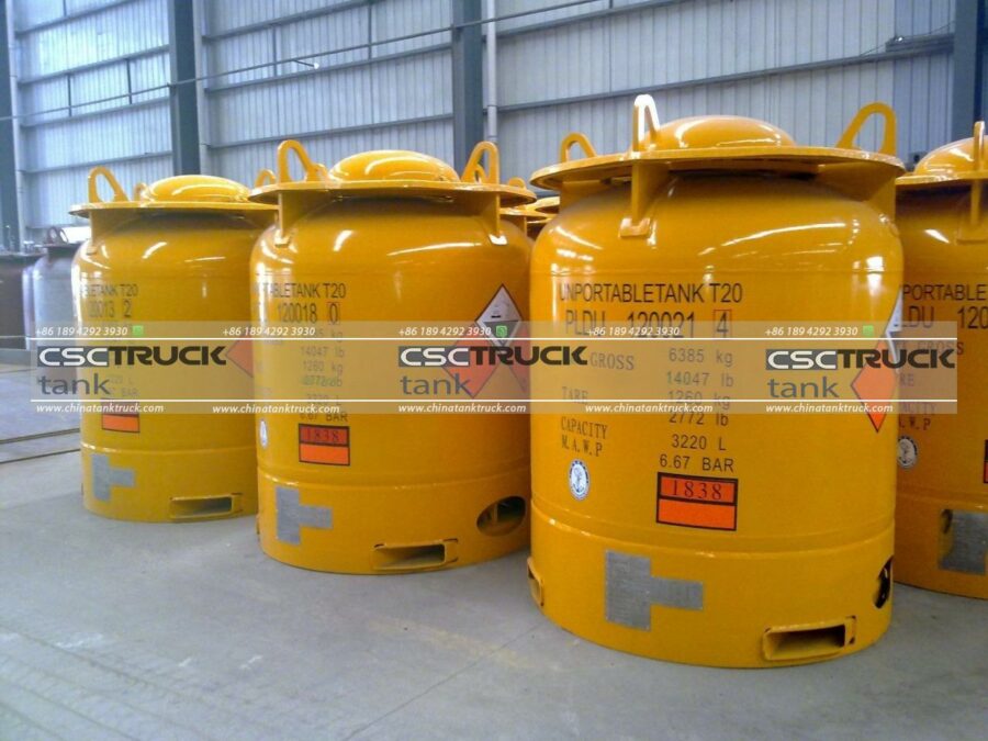 3300 Liters T20 UN1838 Portable Tank