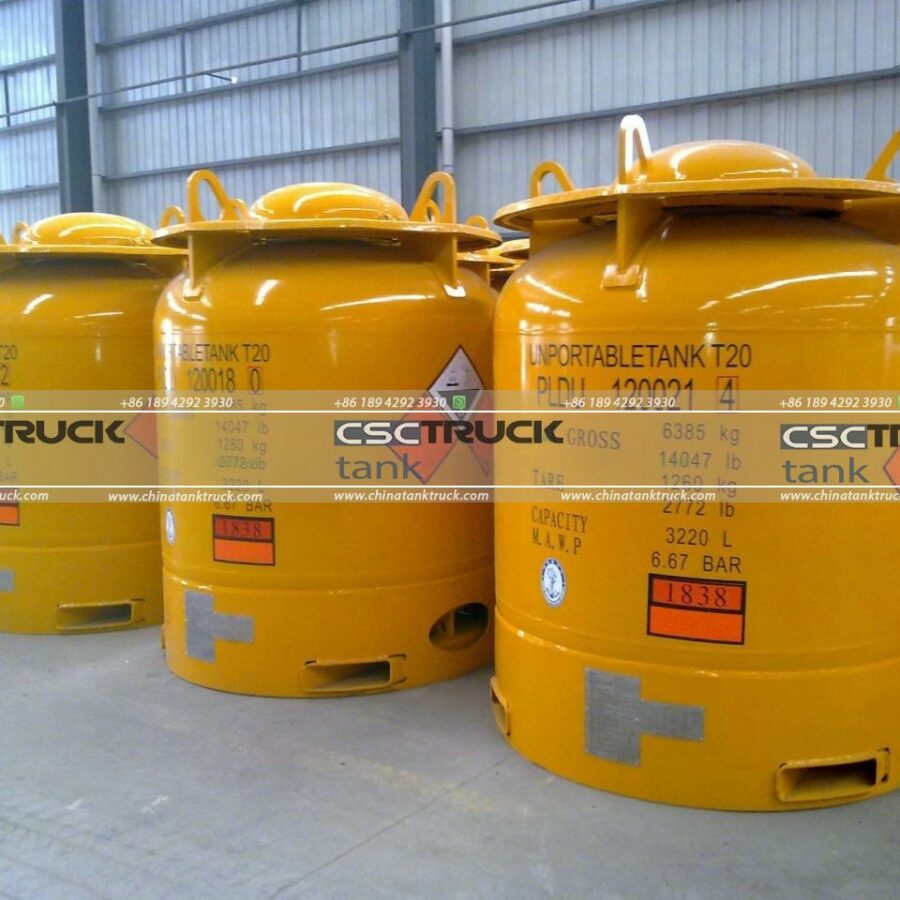 3300 Liters T20 UN1838 Portable Tank