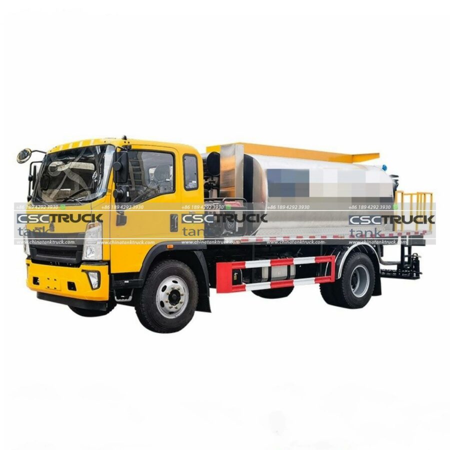 HOWO 9000 Liters Asphalt Tank Truck (6)