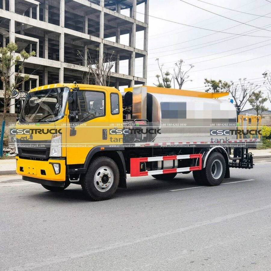 HOWO 9000 Liters Asphalt Tank Truck