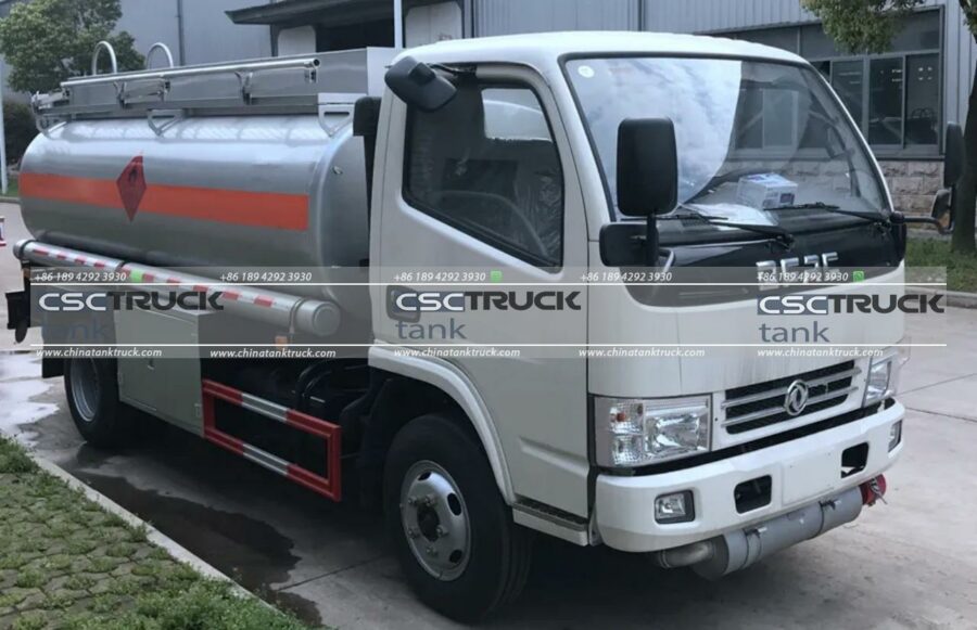 4 CBM 6 Wheelers Small Fuel Tank Truck (2)