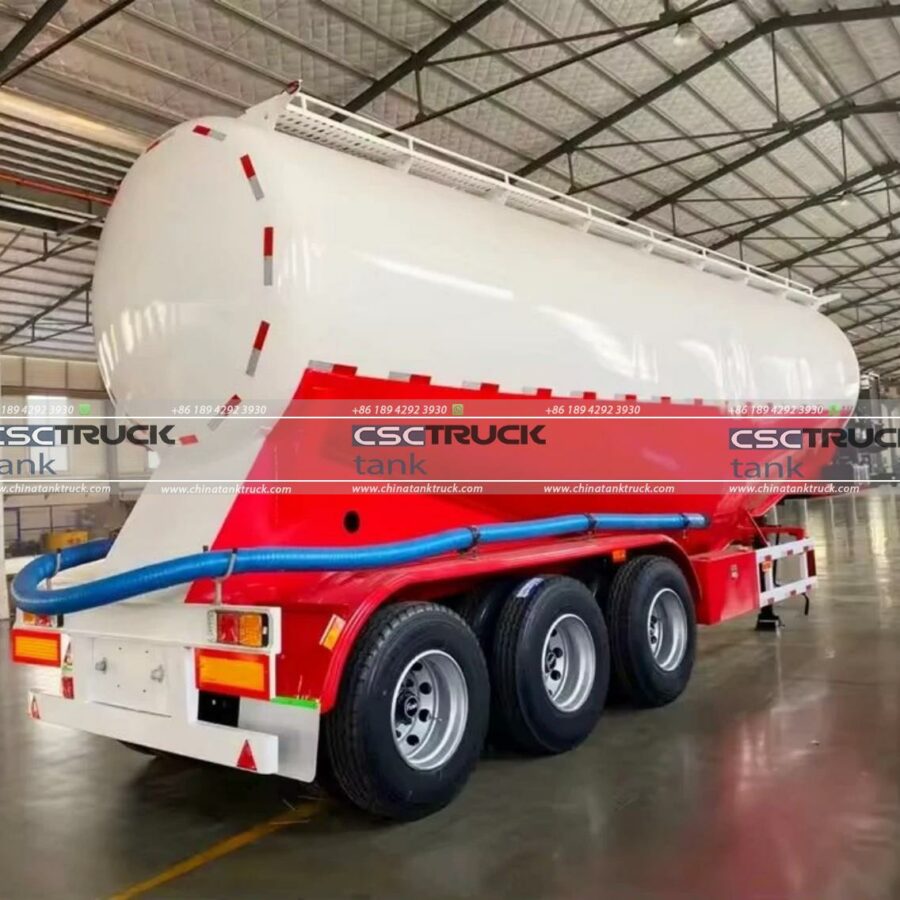 40 CBM Semi-Trailer Pneumatic Tank Truck (2)