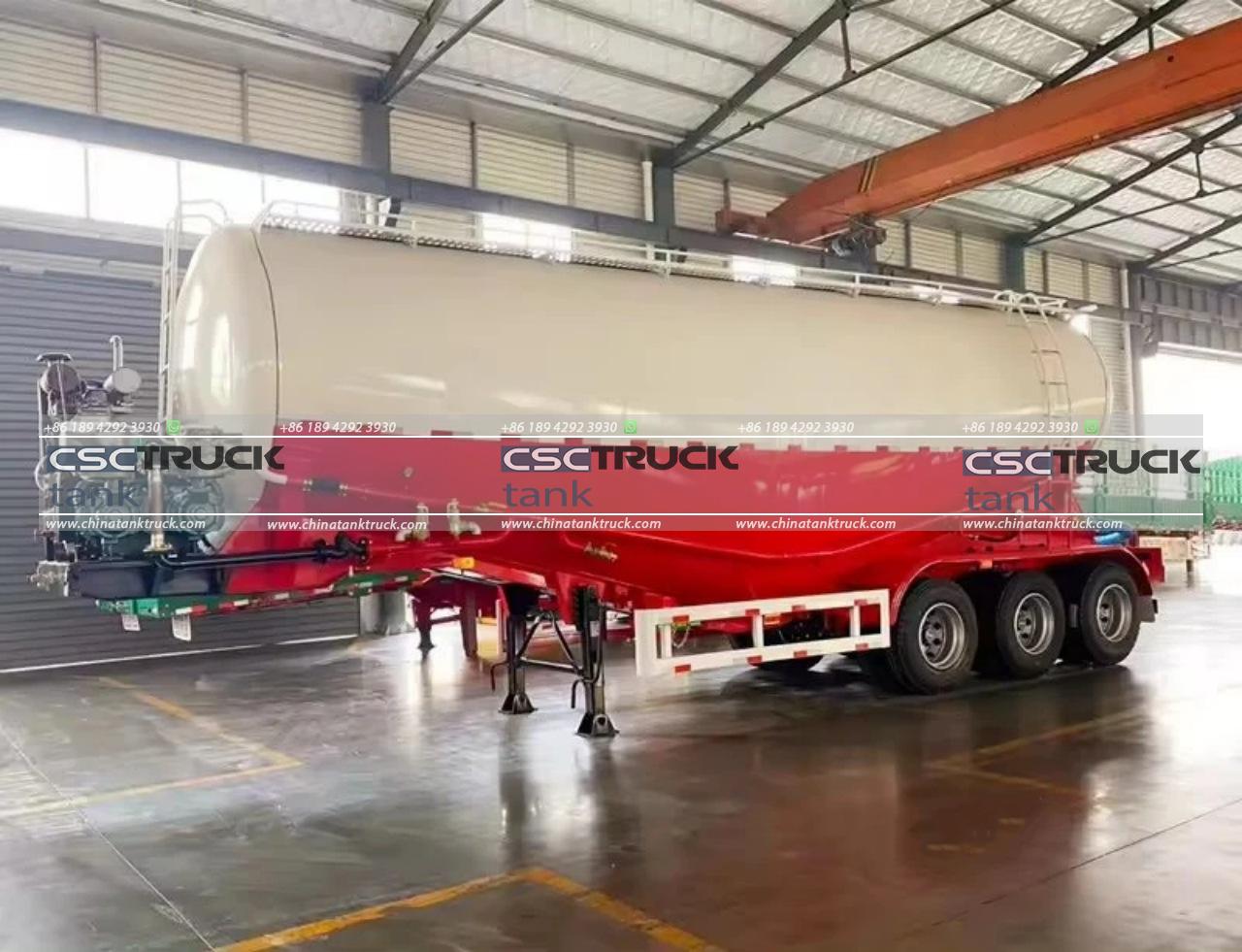 40 CBM Semi-Trailer Pneumatic Tank Truck