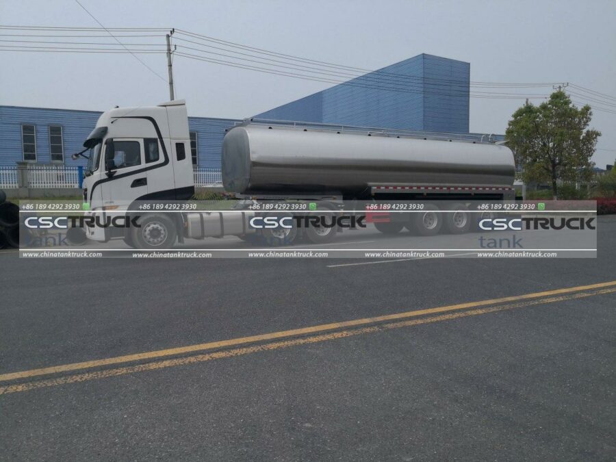 40Ton Payload Milk Tank Semi Trailer (5)