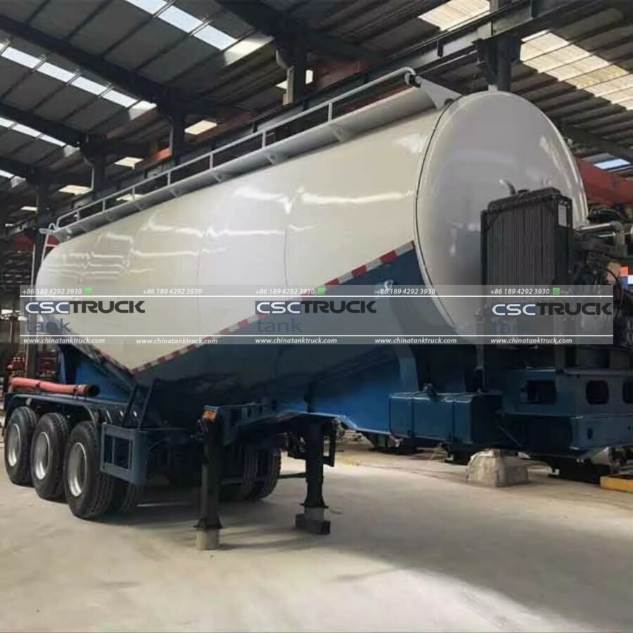 45 CBM Semi Trailer Pneumatic Tank Truck (5)