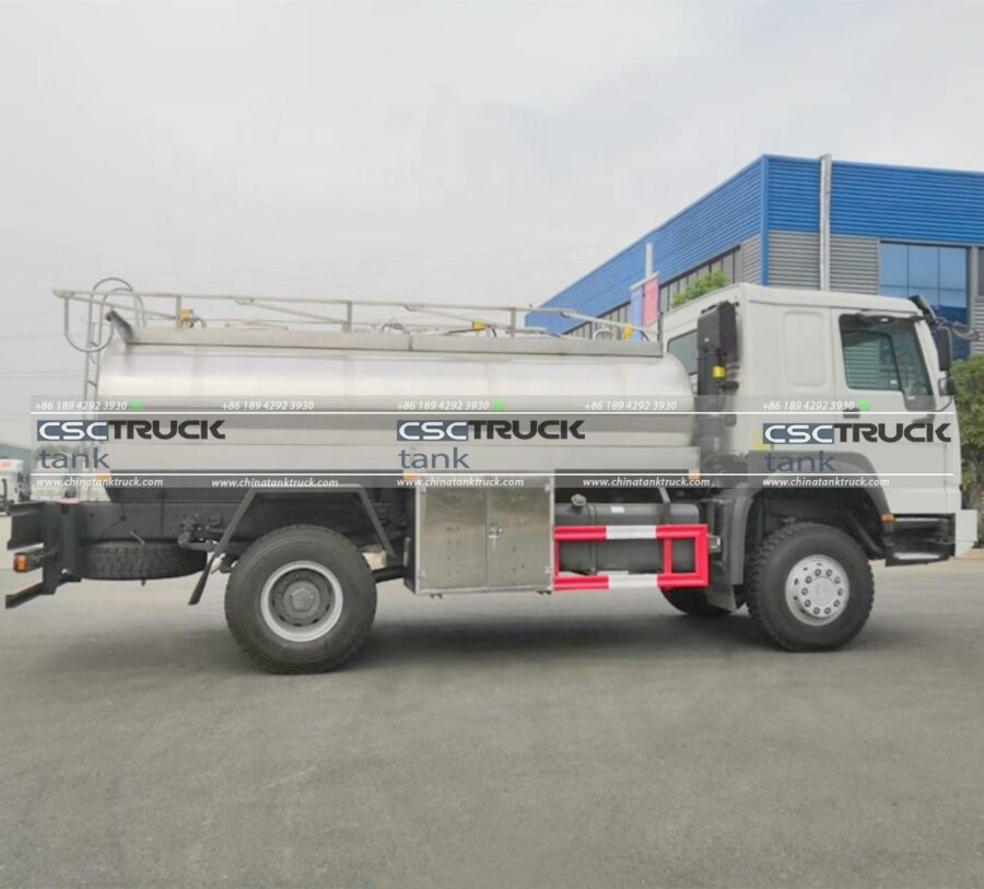 4WD 6000 Liters Milk Transport Truck (2)