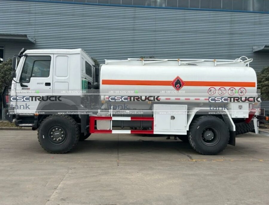 4×4 12000 Liters Crude Oil Tank Truck (5)