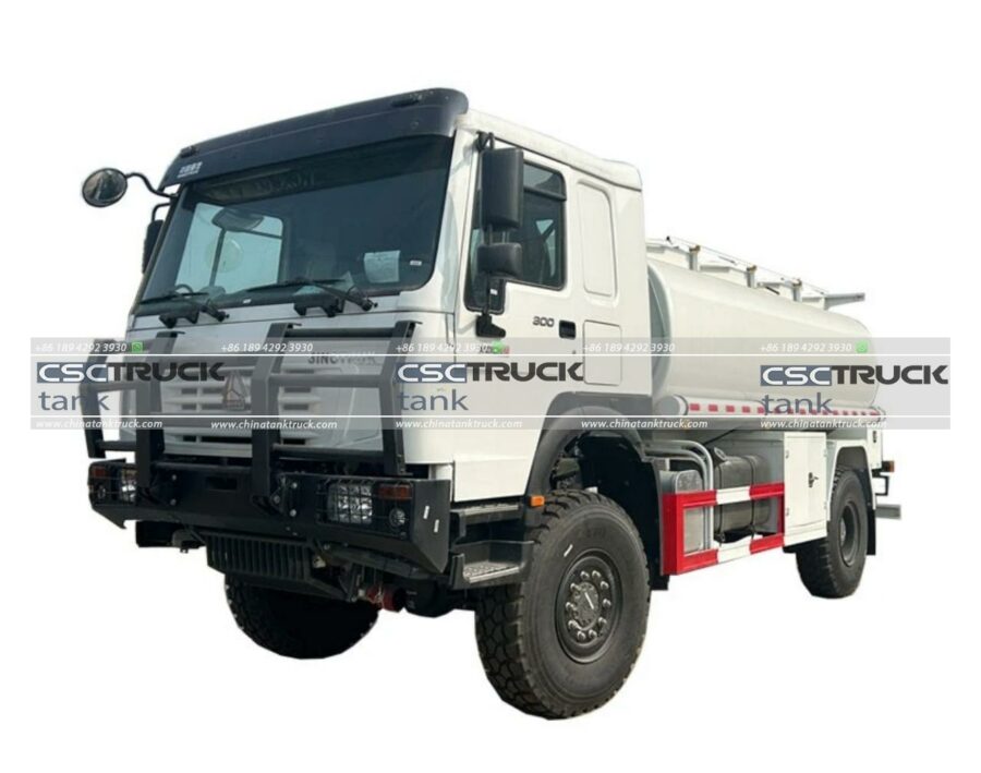 4×4 12000 Liters Crude Oil Tank Truck