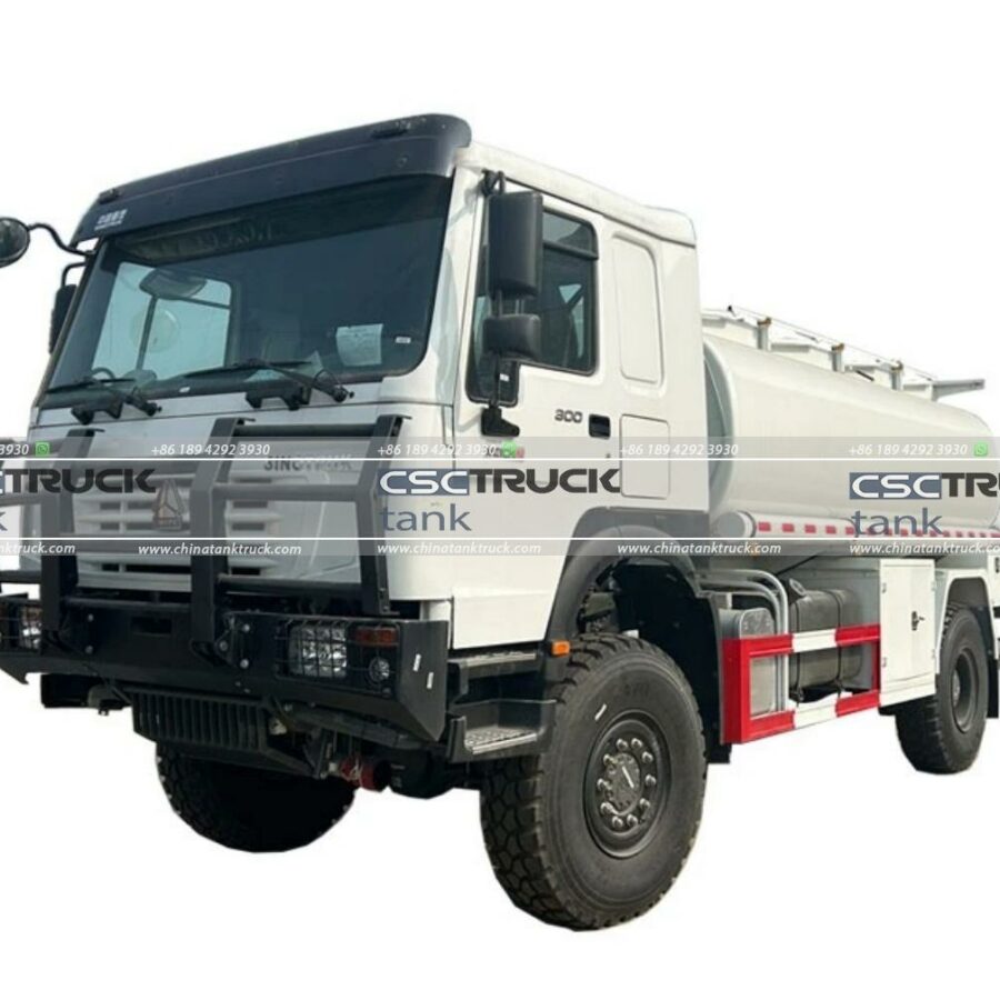 4×4 12000 Liters Crude Oil Tank Truck