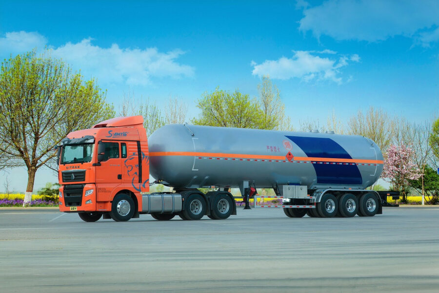 50 CBM 25 Ton LPG Semi Trailer