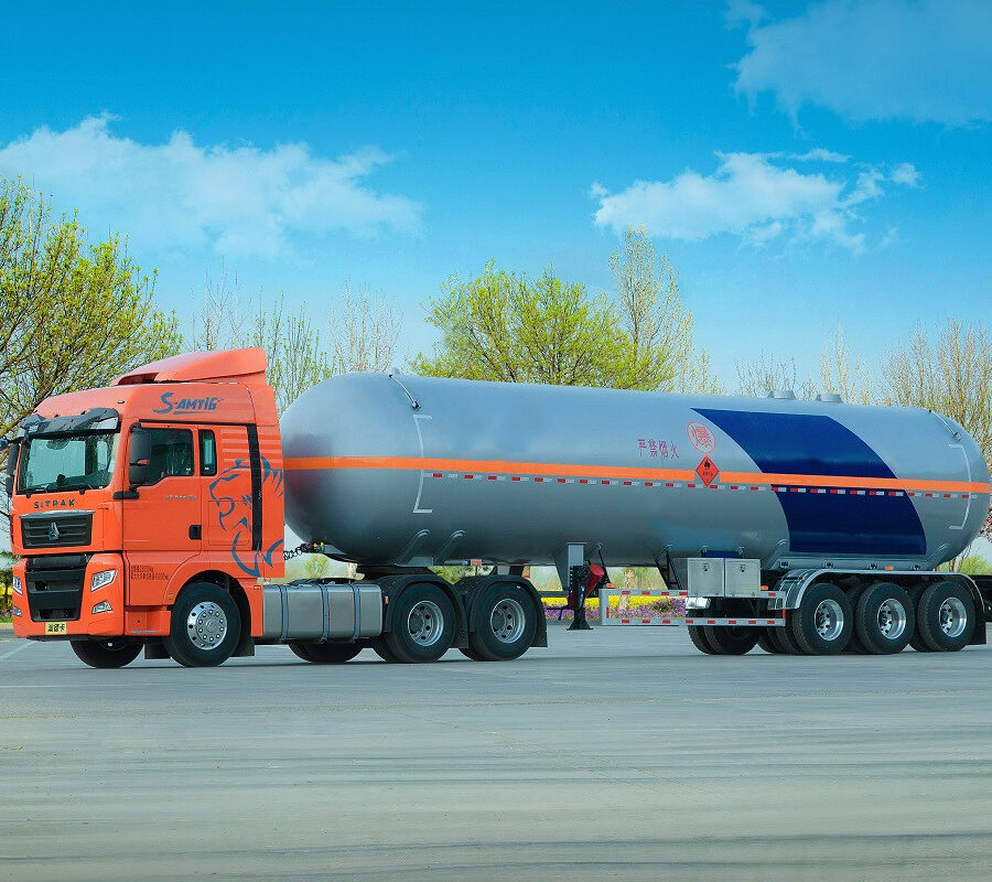 50 CBM 25 Ton LPG Semi Trailer