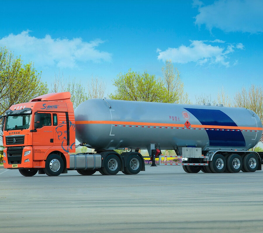 50 CBM 25 Tons LPG Propane Semi Trailer