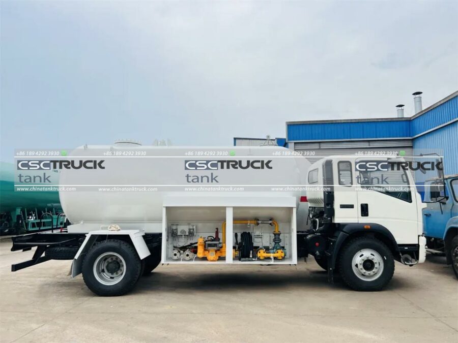 5000 Liters LPG Bobtail Dispenser Tank Truck (3)