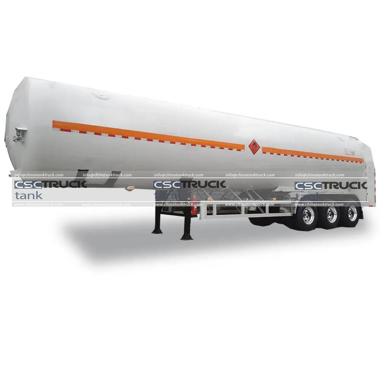 53 CBM LNG Transport Tanker Semi-Trailer (3) 53 CBM LNG Transport Tanker Semi-Trailer (3)