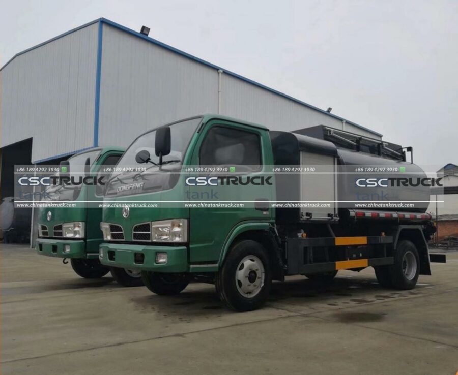 5CBM Crude Oil Tank Truck