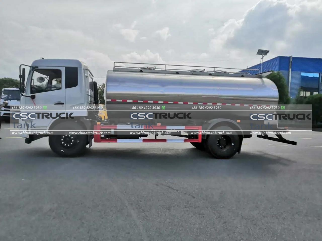 6 Wheelers 10 CBM Milk Tank Truck (4)