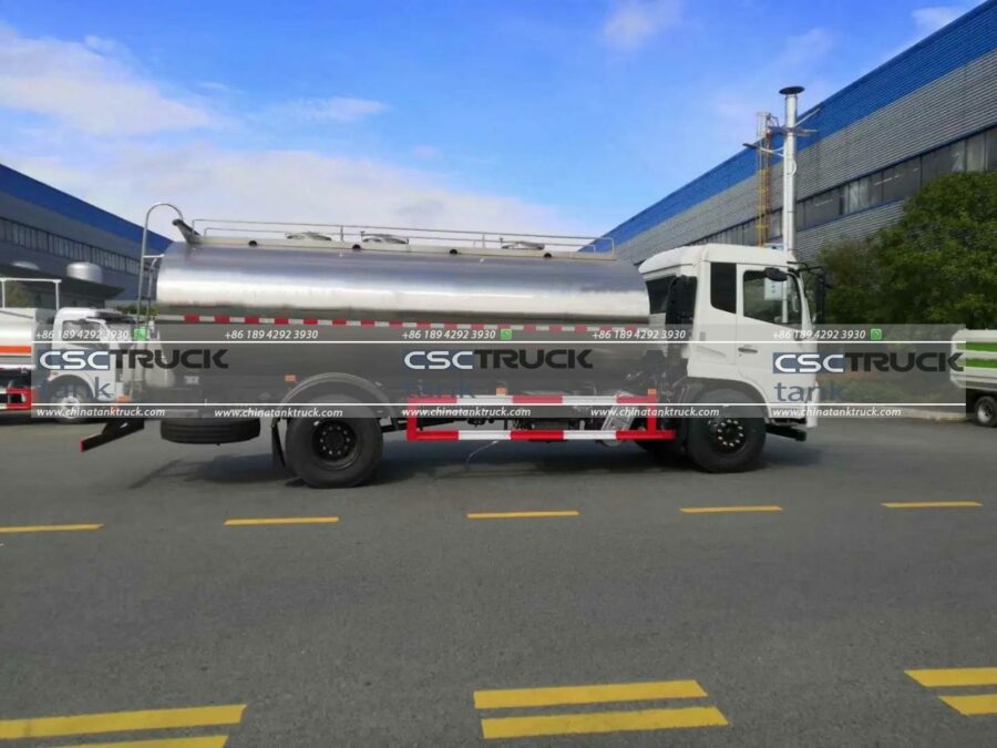 6 Wheelers 10 CBM Milk Tank Truck (5)