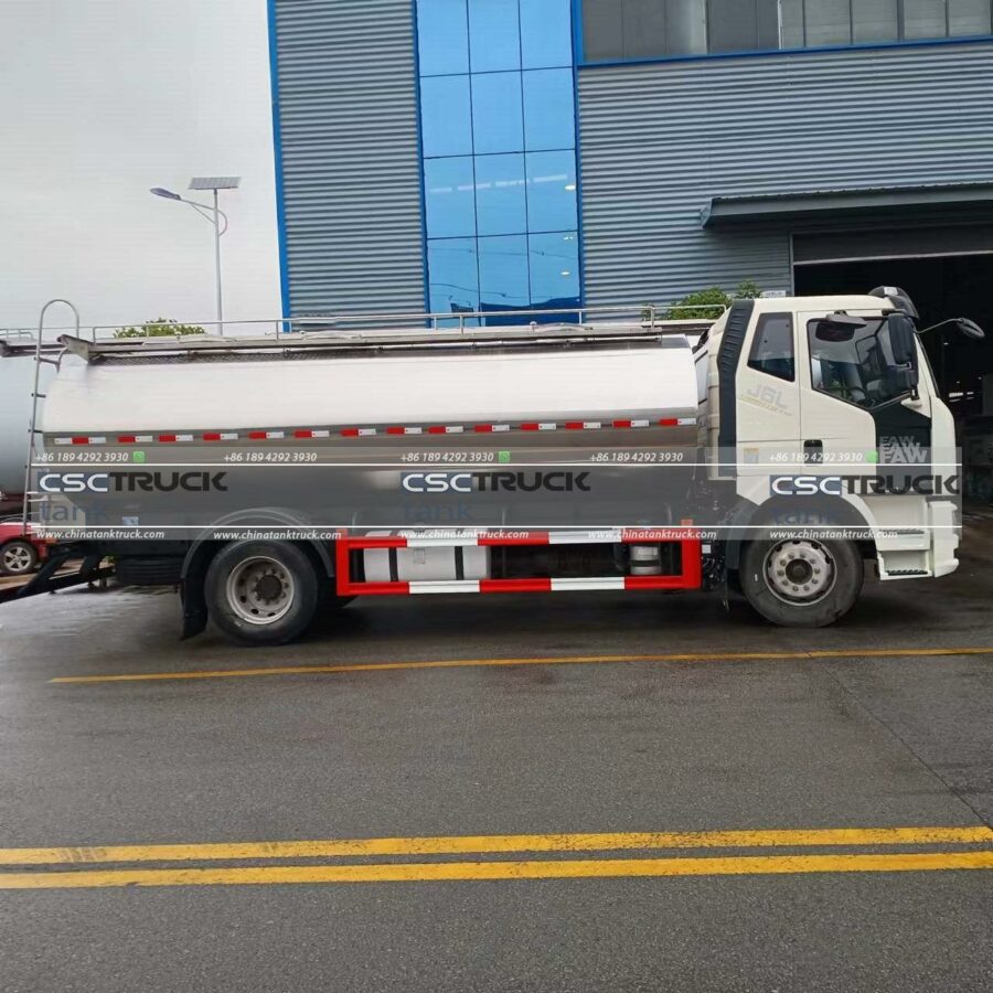 6 Wheelers 10000 Liters Milk Tanker Truck (4)