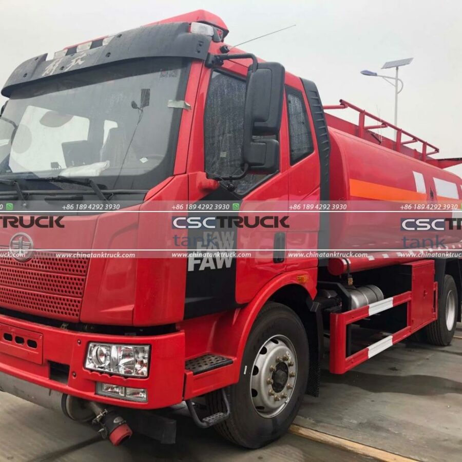 6 Wheelers 14 CBM Fuel Tanker Refueling Truck