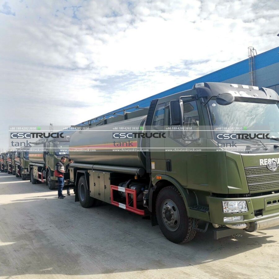 6 Wheelers 14 CBM Fuel Transport Truck