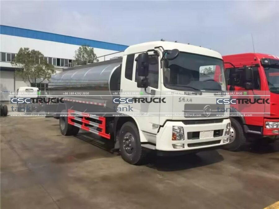 6 Wheelers 15000 Liters Milk Tanker Truck