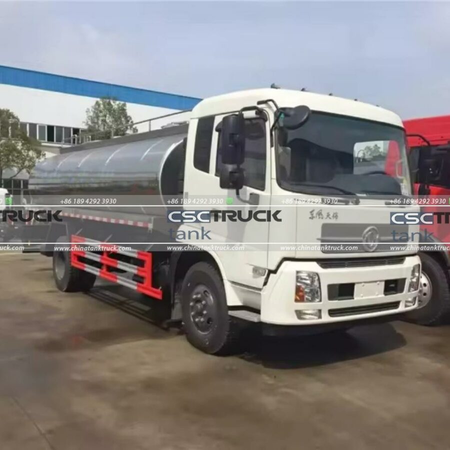 6 Wheelers 15000 Liters Milk Tanker Truck