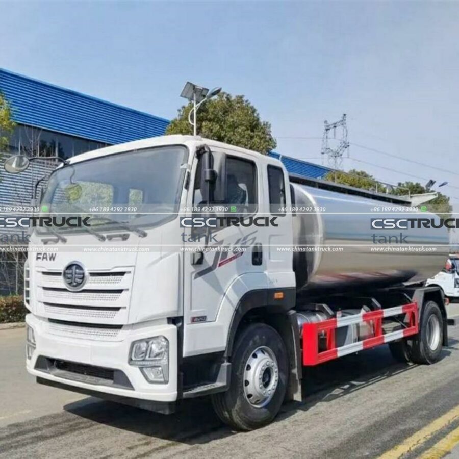 6 Wheelers 5000 Liters Milk Transport Truck