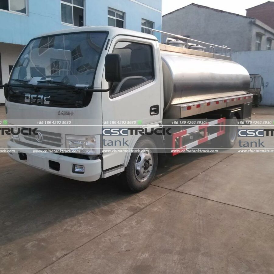 6 Wheelers 6 CBM Milk Tanker Truck (2)