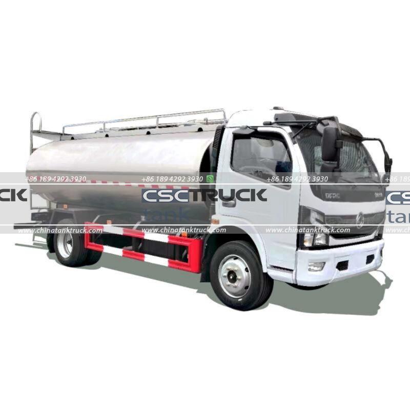 6 Wheelers 9 CBM Milk Tank Truck